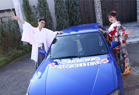愛車を持ち込んでの撮影も追加料金なしで可能です◎
