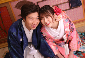 三つ指のお写真は結婚の挨拶に大人気！