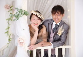 バルコニーから覗くお写真も可愛らしい！