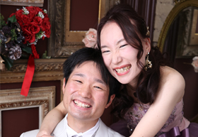 ぎゅっとはぐをして仲良く撮影！
